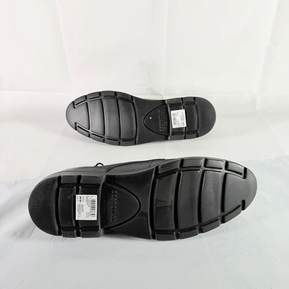 Bostonian‎ Luglite Cap Men's Size 10 M Black Leather Waterproof Dress Shoes New